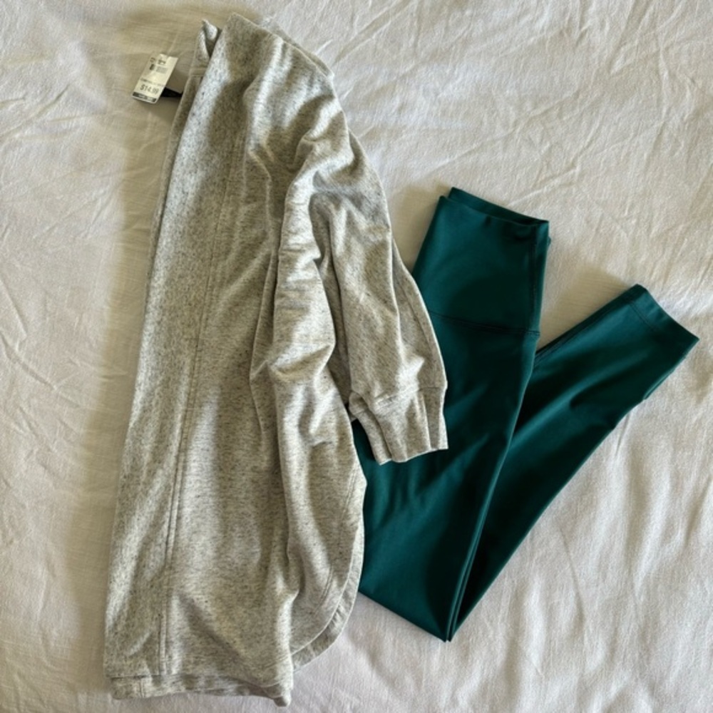 90 degree by reflex workout set (cardigan, leggings)
